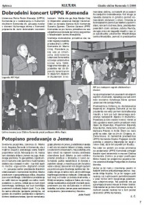 2008 01 07 Dobrodelni koncert UPPG