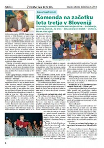 2013 01 04 KOMENDA NA ZAČETKU LETA TRETJA V SLOVENIJI